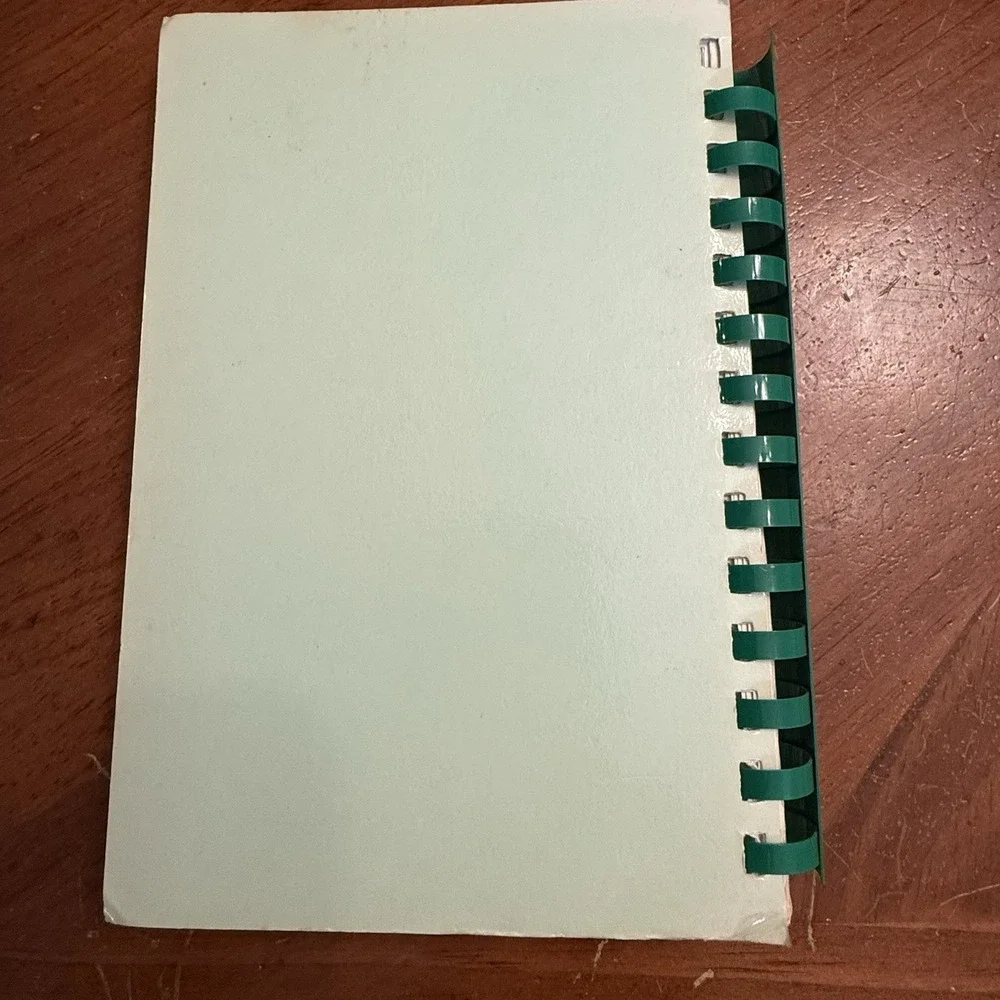 Greenfield Business Women Cookbook Iowa Recipes 1988 Vintage